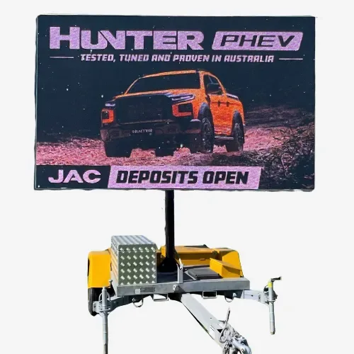 Full colour LED sign hire — event advertising