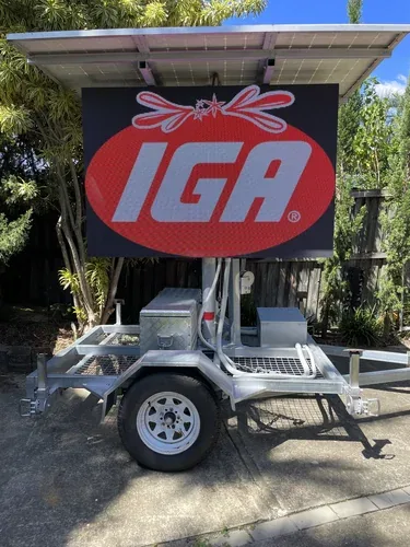 Full colour LED sign hire — business promotion