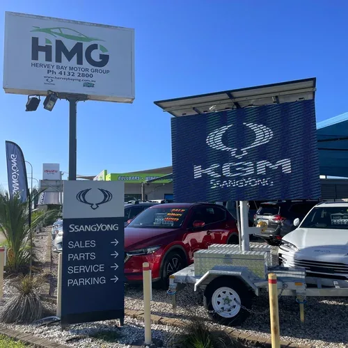 Full colour LED sign hire — roadside advertising